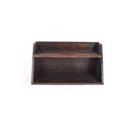 Wall Mounted Shelves, Burnt Paulownia Wood Floating Teacup Storage Shelf