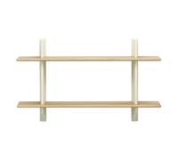 Wall-mounted shelving White one size