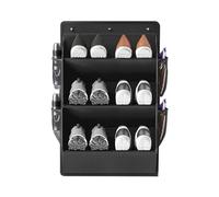 Wall Mounted Shoe Storage - 3 Tier Adhesive Brackets, Space-Saving Brackets, Mounted Storage Rack, Compact Designs | Vertical for Motorhome Trips in the UK