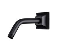 Wall Mounted Shower Arm Extension Pipe Head Holder Stainless Steel for Bathroom Accessories Brushed Nickel for Shower Head Extension(Black01)