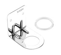 Wall Mounted Shower Gel Bottle Rack - Durable Shampoo Holder with Variable Diameter Loop | Impermeable Holder for Fingertips, Shampoo, Conditioner and Shower Gel Bottles Bathroom Accessories