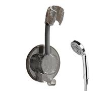 Wall Mounted Shower Handle Holder - Adjustable Holder 18x7.5x5.5cm, ABS Swivel Base, Shower Wand Holder with Strong Adhesive | Durable Ergonomic Holder for Bathrooms, Appar