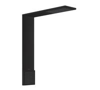 Wall Mounted Shower Head Axor ShowerComposition Panel with 250 mm 2-jet head and side spray Black Mat 12593670