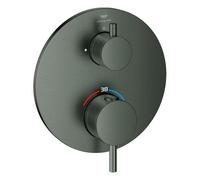 Wall Mounted Shower Mixer Grohe Atrio Thermostatic Brushed Hard Graphite