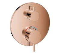 Wall Mounted Shower Mixer Grohe Atrio Thermostatic Warm Sunset