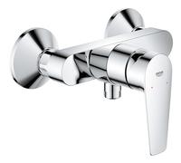 Wall Mounted Shower Mixer Grohe BauEdge Chrome
