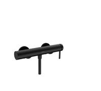 Wall Mounted Shower Mixer Hansgrohe Finoris Single lever 300x98mm Black Mat