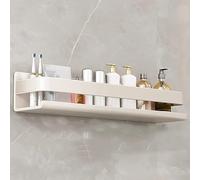 Wall-Mounted Shower Shelves - Removable Storage Rack with Guardrail for Bathroom, Kitchen or Vanity