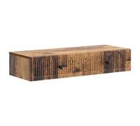 Wall-Mounted Side Table Engineered Wood Old Wood 87.5x34.5x17cm Compact 1 Drawer