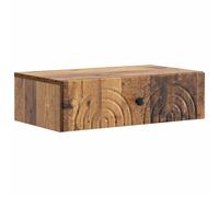 Wall-Mounted Side Table ModernPro Old Wood 59x34.5x17cm Engineered Wood 1 Drawer