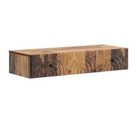 Wall-Mounted Side Table Old Wood 87.5x34.5x17cm Engineered Wood 1 Drawer Rustic