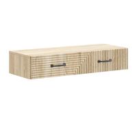 Wall-Mounted Side Table Sonoma Oak 87.5x34.5x17cm Engineered Wood Drawer Slim UK