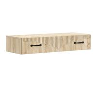 Wall-Mounted Side Table Wall-mounted Engineered Wood Storage Solution vidaXL