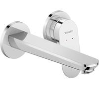 Wall-Mounted Single Lever Basin Mixer by Duravit - Chrome