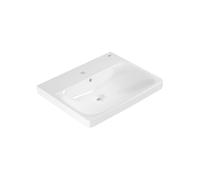 Wall Hung Basin Grohe Euro Keramik 1 hole, with overflow, HyperClean 600x470mm Alpine White 102415SH00