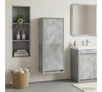 Wall-mounted Sink Vanity Wall-mounted with Door Engineered Wood Modern vidaXL