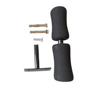 Wall Mounted Sit Up Bar - 200lb Capacity Steel Ab Workout Bar with Foam Grip, Home Gym Equipment for Men & Women (Easy Install)