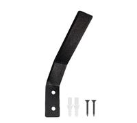 Wall Mounted Skull Rack, Heavy Duty, X1, Deer Skull Wall Hook, European Sku'll Hanger, Easy Install, for Aoudad, Bear, Buffalo, Alligator Skulls, Hunting Cabin, Garage