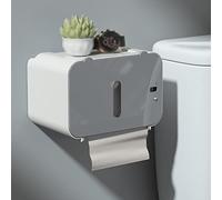 Wall Mounted Smart Paper Towel Dispenser With USB Charging - Automatic Induction Paper Output For Bathroom Kitchen Living Room - Toilet Paper Holder Tissue Box(Not Included Paper)