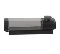 Wall Mounted Soap Dispenser for Bathroom and Shower, Manual Black 3-Head Liquid Soap Dispenser Holder, ABS Material, 215mm Height, Reusable & S(Single)