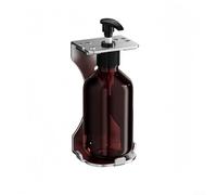 Wall Mounted Soap Dispenser with Pump Bottle and Holder for Shampoo, Conditioner, Shower Gel Suitable for Home and Business Environments (1 Bottle)