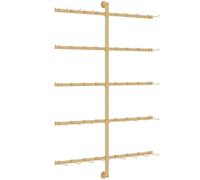 Wall Mounted Sock nizer Space Saving Jewelry Display Earring Holder Removable Hook for Lingerie Gold Collection (80×120cm)