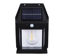 Wall Mounted Solar Light for Outside | Outdoor Solar Wall Lamp Motion Sensor | IP65 Waterproof LED Retro Wall Lantern for Exterior Lighting