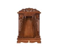Wall mounted solid wood personal shrine altarm,chinese cabinet pedestal offering table,buddhist prayer altar cabinet,buddha altar shelf niche,With pull-out storage panel,Wall-mounted(B,52*41*28cm/20.5