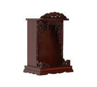 Wall mounted solid wood personal shrine altarm,chinese cabinet pedestal offering table,buddhist prayer altar cabinet,buddha altar shelf niche,With pull-out storage panel,Wall-mounted(A,52*41*28cm/20.5