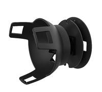 Wall-mounted Speaker Holder Bracket Space Saving Mini Speaker Bracket Falling Home Decoration Built-in Cable Management for (Black)