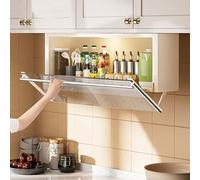Wall-Mounted Spice Rack Magnetic Kitchen nizer Carbon Steel Hanging Spice Shelf Multifunctional Storage Shelf for Herbs and Spices Space-Saving Solution