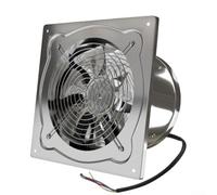 Wall Mounted Stainless Steel Exhaust Fan For Kitchen Bathroom Offices Shops Living Rooms 220V 40W 600m3/h Air Exchange