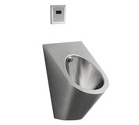 Wall-Mounted Stainless Steel Urinal for Men - Small Smart Automatic Flushing Toilet Tank Ideal for Shopping Malls & Schools Space-Saving Design