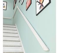 Wall Mounted Stair Railing with Installation Kit - Wooden il for Indoor/Outdoor Safety Non-Slip Easy Installation Adjustable 30cm-600cm Length