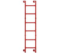 Wall-Mounted Steel Ladder 6-Rung for Window, Loft and Warehouse