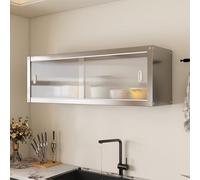 Wall Mounted Storage Cabinet for Bathroom Kitchen, Solid Construction, Double Layer Design, 80x35x70cm, Ideal for Living Room and Bedroom Organization