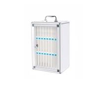 Wall Mounted Storage Cabinet for Phones - Secure Locking Locker for Office, Classroom, and Factory Use - Space Saving Organization Solution