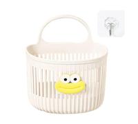 Wall Mounted Storage Organizer - As Wall | Shower Basket | Makesups Shampoo | Storage Basket with Hook | Multi-Function Organization Bag for