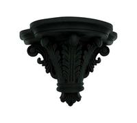 Wall Mounted Storage Rack - Floating Modern Gothic Vintage Design Durable Organizer for Books, Frames, Candles, Flower Pots, Containers | Bedroom Living Room Bathroom Office