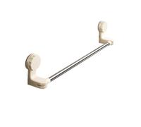 Wall-Mounted Suction Cup Towel Rack Strong Suction Rotatable Hanging Towel Holder Large Load Bearing Waterproof,White 50cm