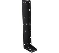 Wall Mounted Support Bracket for TV Cabinets and Wooden Boards | Iron Construction, Black Finish, Modern Floating Look, Quick Installation, for Bedroom Carpentry Projects