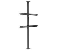 Wall-Mounted Swivel and Tilt, LCD TV Frame Floor Stand, Partition Wall Rotating Rack Rotating TV Cabinet Rotating Base, Adjustable Ceiling TV Mount Bracket