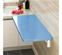 Wall Mounted Table Drop-Leaf Table Wood Floating Desk Folding Table For Laundry Room, Dining Table Wall Hanging Kitchen Table For Small Spaces, Computer Desk Folding Workbench For Home Offic