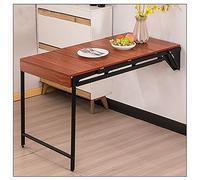 Wall Mounted Table Folding Hidden Wall Desk Multi-Function Home Office Workbench Convertible To Wall Painting Sturdy Writing Desk Drop-Leaf Floating Table For Kitchen & Dining & Breakfast Bar LWX