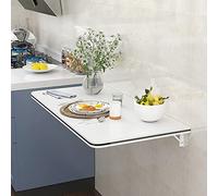 Wall-Mounted Table Folding Wall-Mounted Drop-Leaf Table,Wall Mounted Folding Table,Fold Wall Mounted Table Folding Workbench,Perfect Addition to Garage & Shed/Home Office/Laundry R