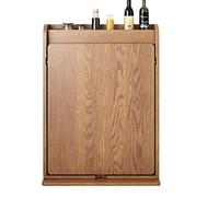 Wall Mounted Table, Solid Wood Extendable Table, Fold Out Wall with Storage Shelf, Space Saving, Multifunctional Rectangle Hideaway Desk for Living Room, Kitchen