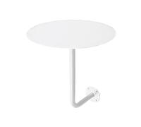 Wall Mounted Table with Card Holder - Round Cafe Side Table for Coffee Shop, Small Countertop Design - Perfect for Limited Spaces and Modern Decor