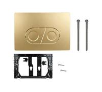 Wall Mounted Tanks Flush Panel, Double Flushing, Gold