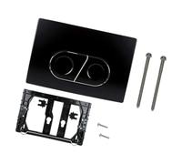 Wall Mounted Tanks Flush Panel, Double Flushing, Matte Black