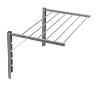 ABJ Majka Wall-Mounted Clothes Dryer for Wall-Mounted Drying Rack (Silver, 80cm)